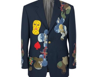 Blazer exclusivo, único en su clase y adornado a mano.