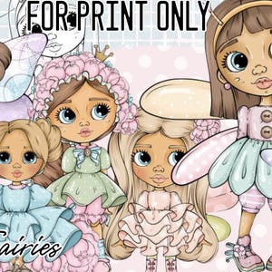 Girl illustrations, Paper Doll Set + Coloring Pages,Printable девочка-подросток милая раскраска занятие для печати