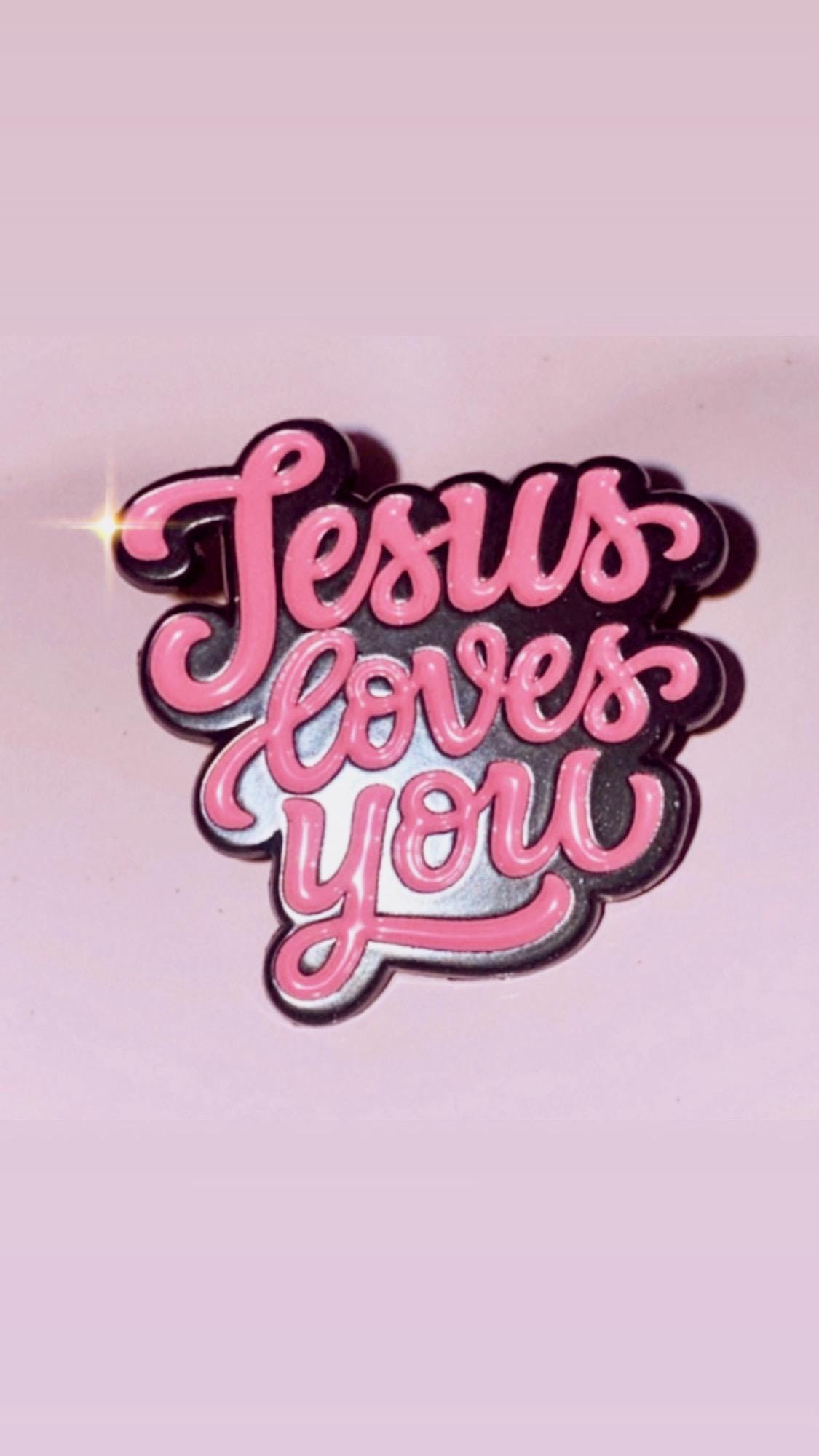 Jesus Loves You Pin - Etsy