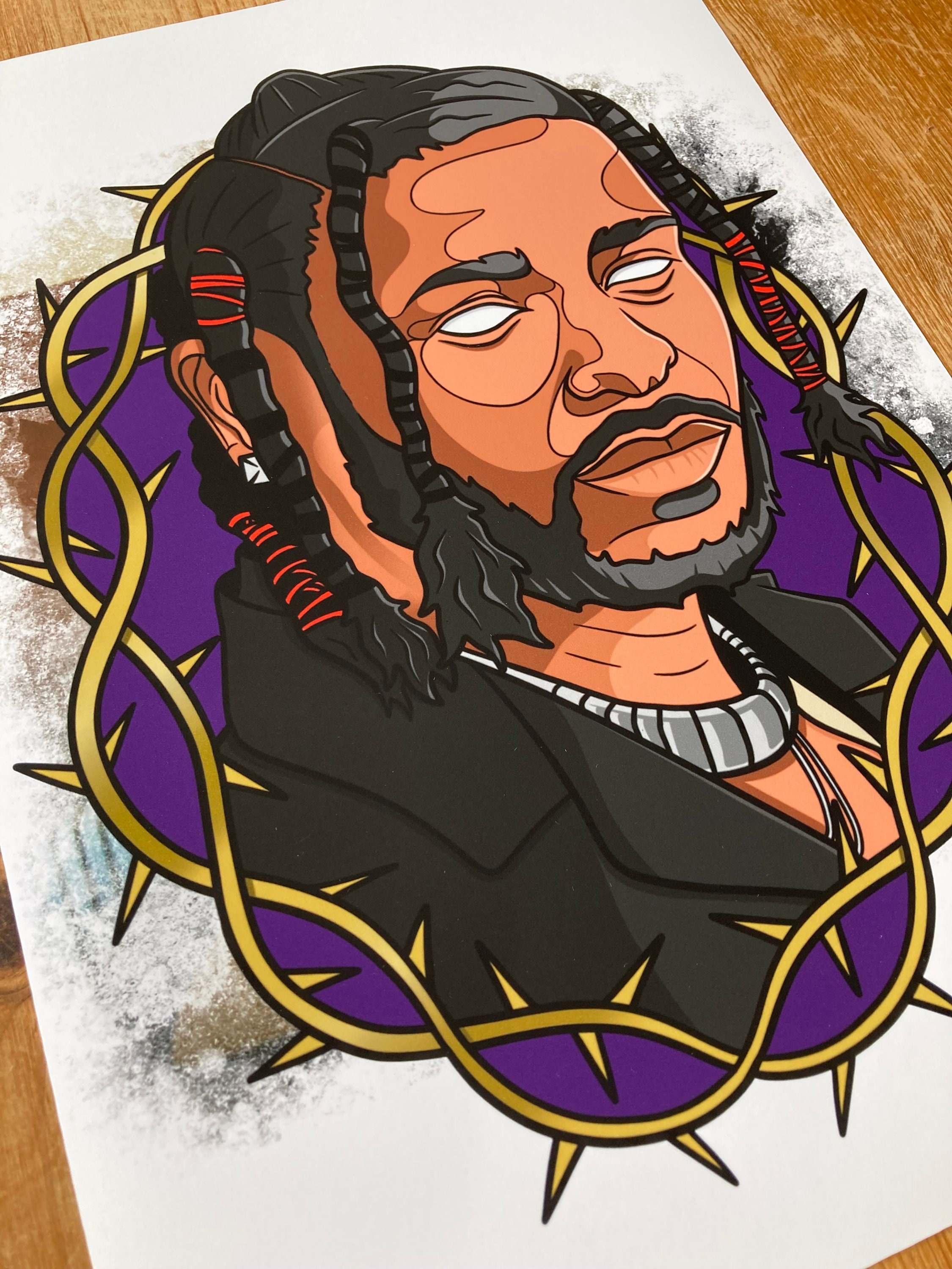 Kendrick Lamar A4 Print - Etsy