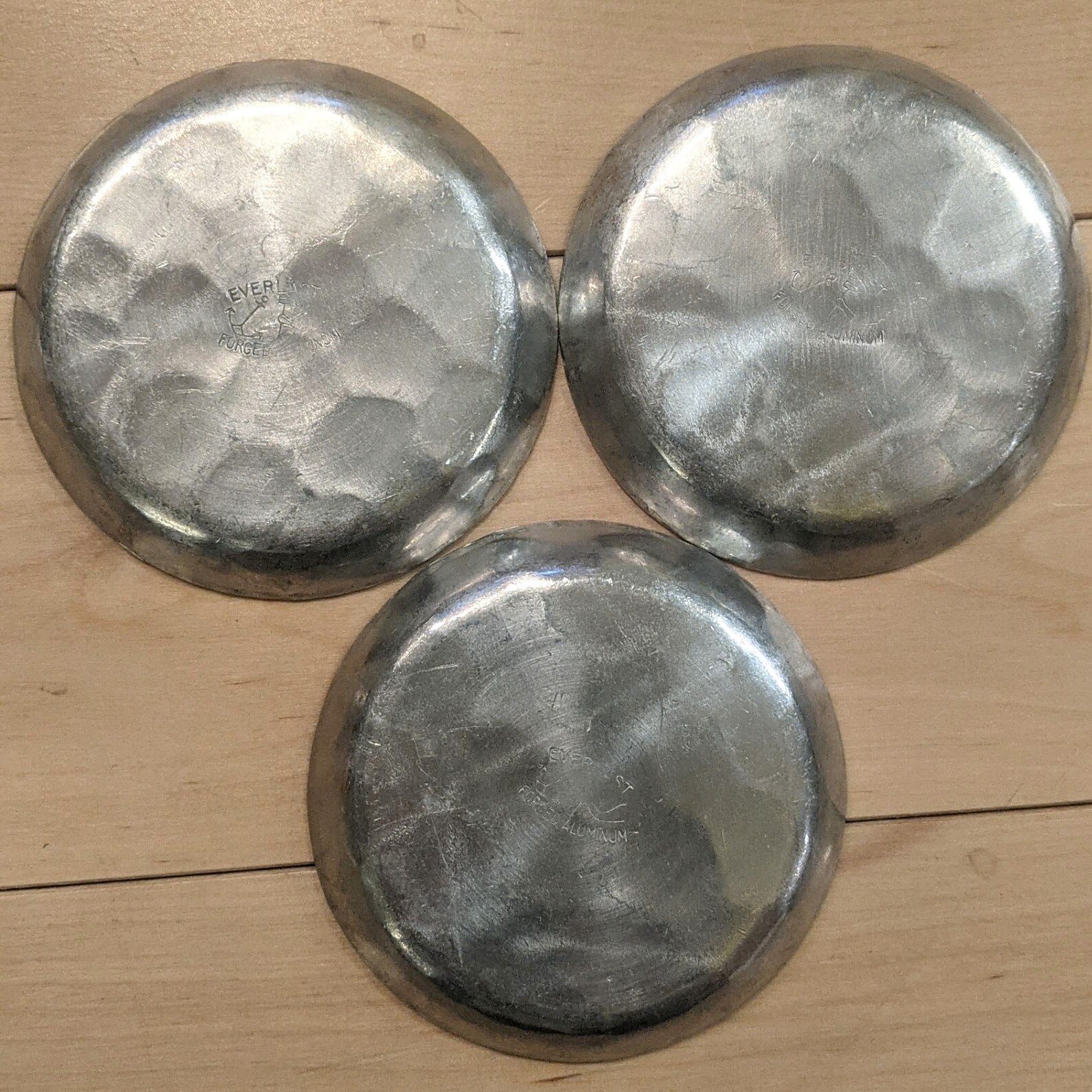 Vintage Coasters, Everlast Aluminum Coasters, Bamboo Design 6