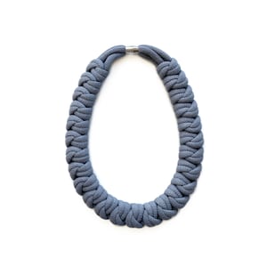 Chunky Knotted Cotton Rope Necklace, Bold Statement Jewelry & Accessories, Perfect Gift Ideas