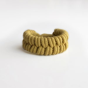 Knotted cotton rope bracelet, bangle, statement bracelet, textile bracelet, textile jewellery, image 8