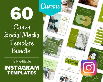 Instagram Square Canva Social Media Templates, Green Instagram Templates, Instagram Templates, Instagram Marketing, Engagement Post Graphics