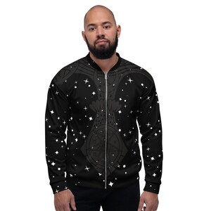 Série de Tarot: Jaqueta Bomber Unissex Space Magician