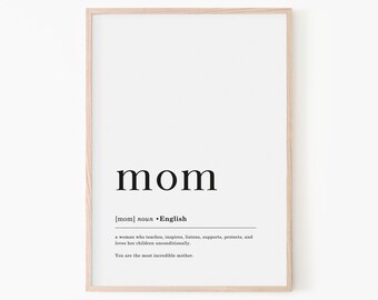 Thoughtful Gifts for her | Expecting Moms Gift | Meaningful Gifts Mothers Day | Son to Mother Gift | Sister Gift Mothers Day | Printable Art