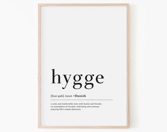 Hygge Print Inspirational Words, Hygge Decor Wall Art, Quote Art Prints, Typography Wall Art, Minimalist Quote Prints,Printable Quotes Art