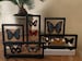 3D Floating frames with 3 BUTTERFLIES - options of LONG or TALL 