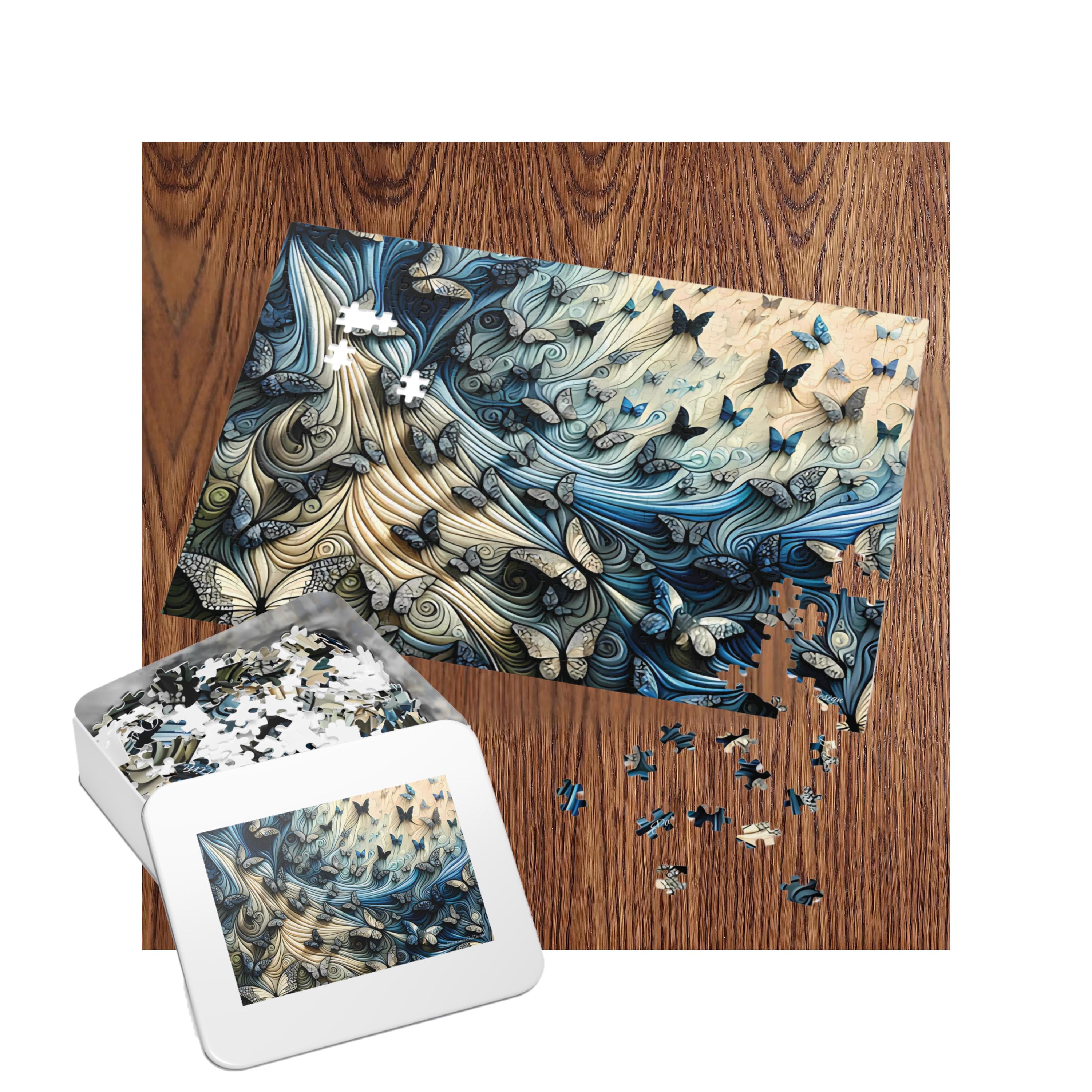 Butterfly Wings Blessing 1000-Piece Jigsaw Puzzle - Christian Inspirational Floral Design