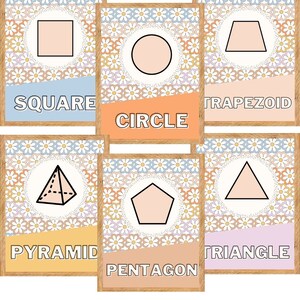 Daisy Dreams Shape Posters