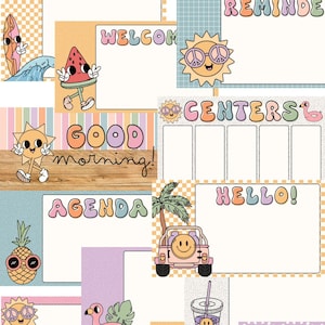 Groovy Summer Google Slides Templates