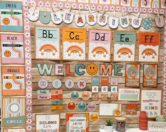 Groovy Boho Complete Classroom Collection [editable]