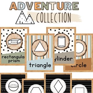 Adventure Shape Posters [EDITABLE]