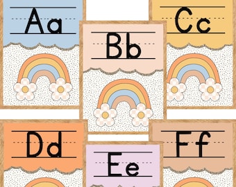 Daisy Dreams Alphabet Poster