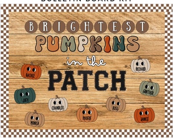 Kit de tablón de anuncios de las calabazas más brillantes del parche [Groovy Fall]