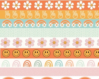 Groovy Boho Bulletin Board Borders Pack