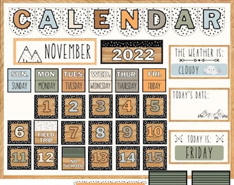 Adventure Classroom Calendar
