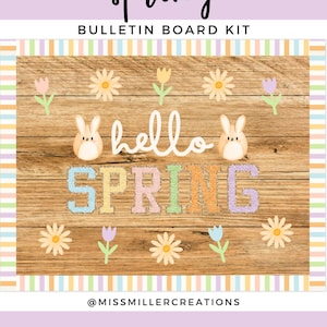 Hello Spring Patch Bulletin Board Kit [Easter/Spring]
