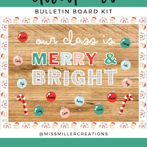Merry and Bright Bulletin Board Kit [Christmas] [Holiday] [Classroom Decor]