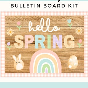 Hello Spring Bulletin Board Kit