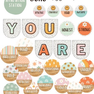 Groovy Boho Affirmation Station