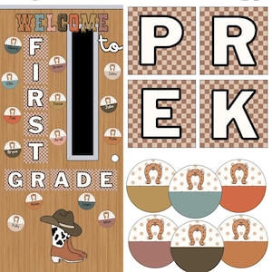 Wild Wild West Classroom Door Display