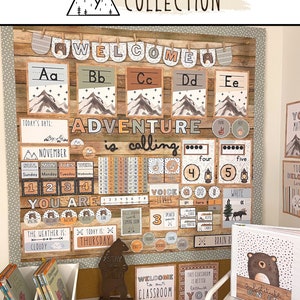 Adventure Theme Complete Classroom Collection [editable]