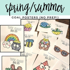 Poster degli obiettivi Primavera/Estate