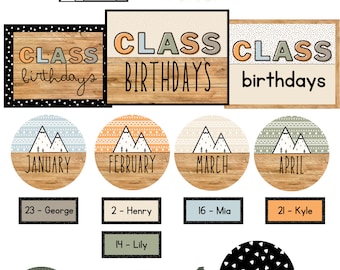 Adventure Class Birthday Display