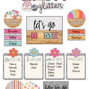 Groovy Glitter Dismissal Chart