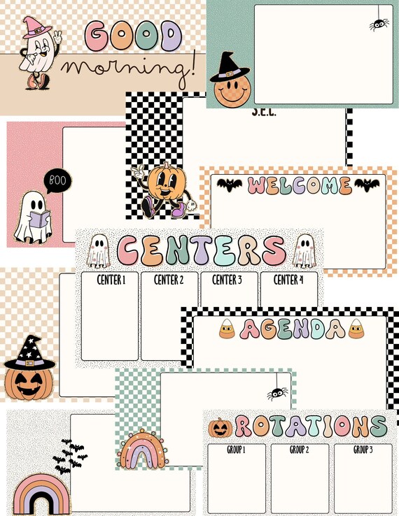 Groovy Halloween Google Slides Templates