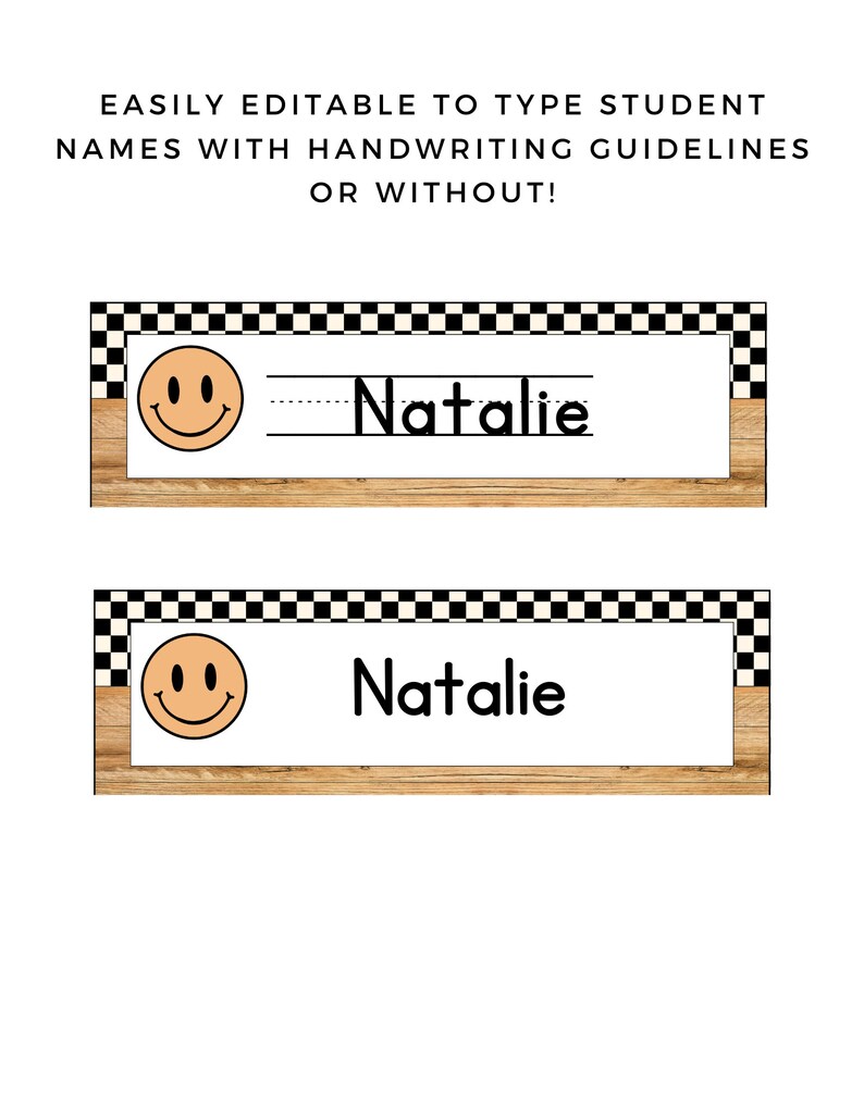 Groovy Vintage Desk Plates - Etsy