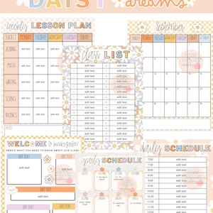 Daisy Dreams Classroom Forms [editable]