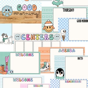 Groovy Winter Google Slides Templates