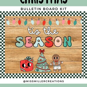 Tis the Season [Groovy Christmas] Bulletin Board Kit