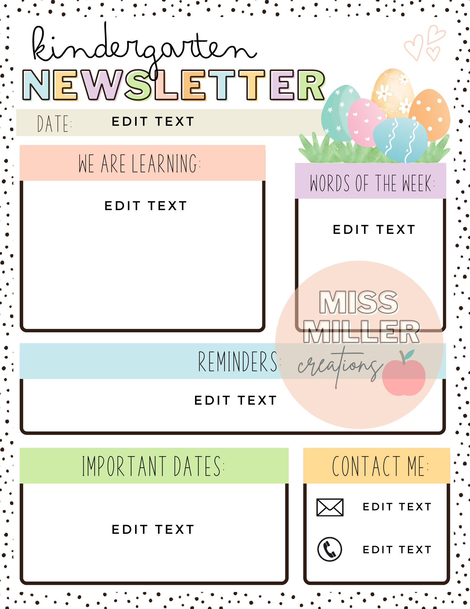 april-spring-newsletter-template-editable-etsy