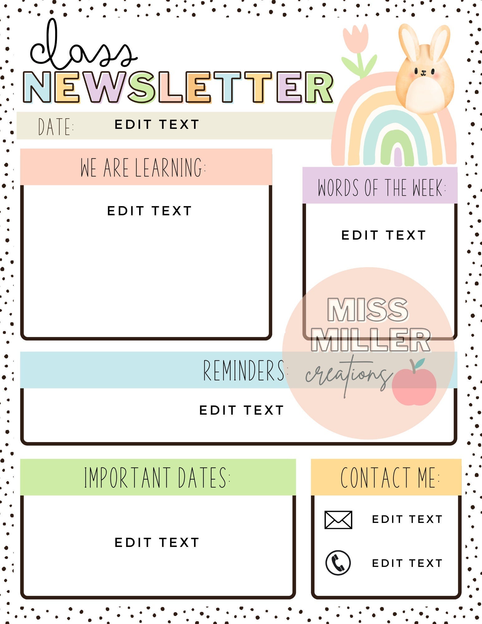 april-spring-newsletter-template-editable-etsy
