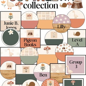Cottagecore Classroom Labels [editable]