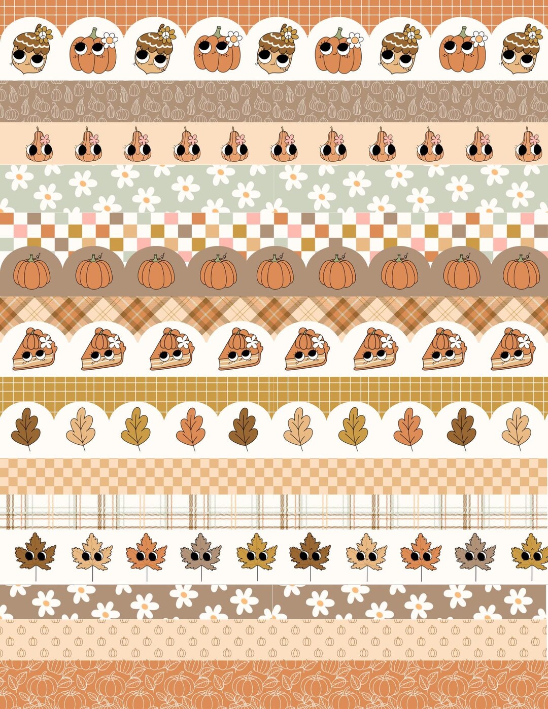 The Pumpkin Spice Era Bulletin Board Borders - Etsy