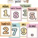 Groovy Glitter Classroom Color Posters - Etsy