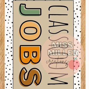 Woodland Classroom Jobs Display Editable Rustic Outdoors Theme ...