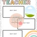 Pastel Boho Rainbow Meet the Teacher Template editable - Etsy