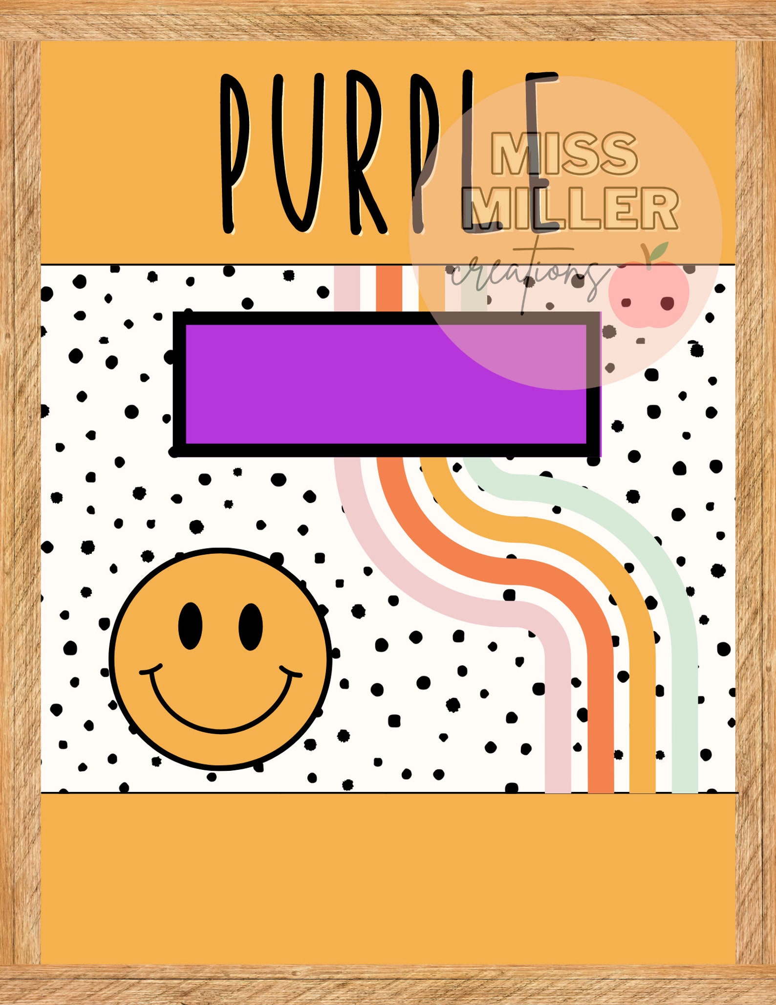 Groovy Boho Classroom Color Posters - Etsy