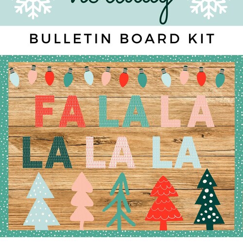Fa La La Bulletin Board Kit Etsy