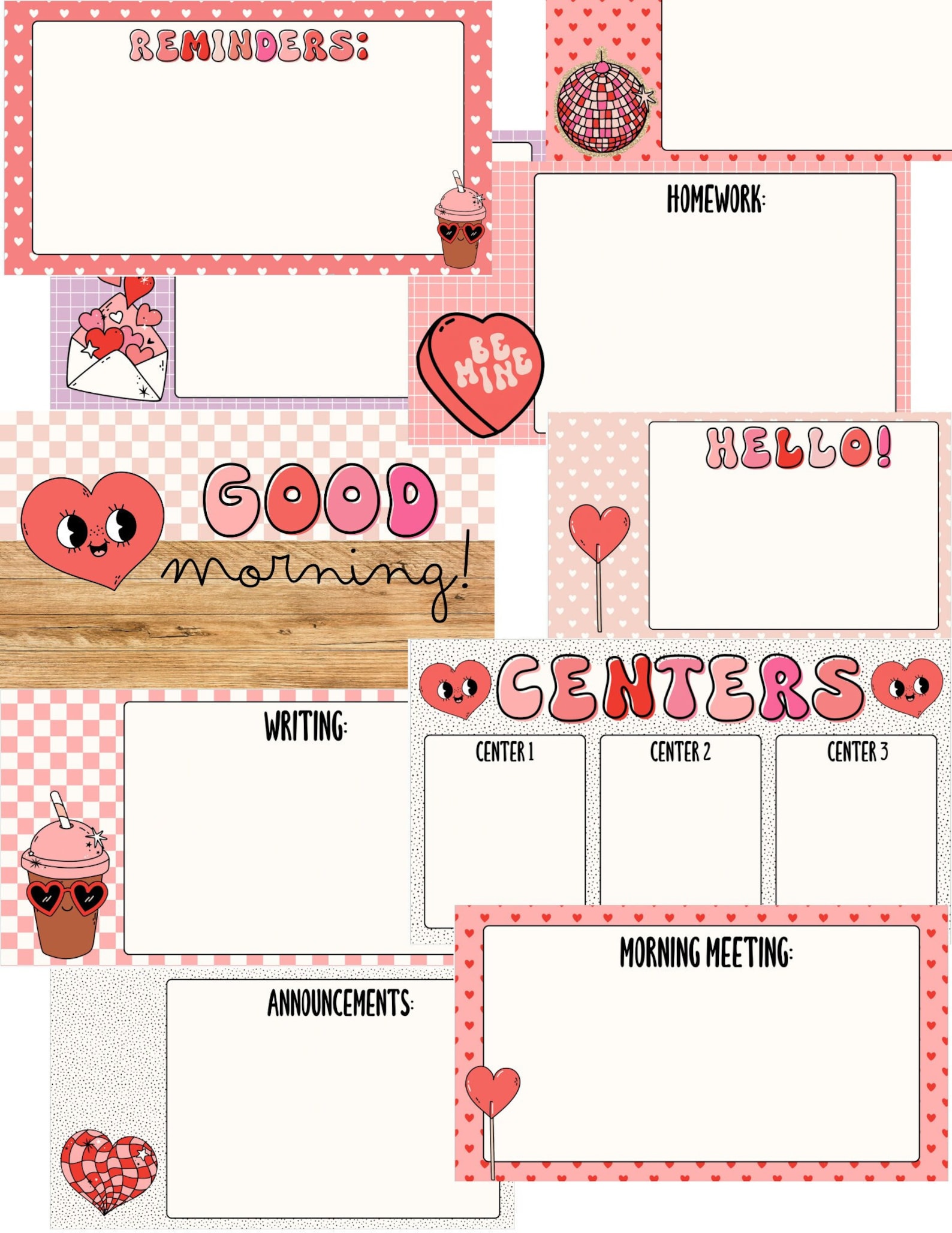 Groovy Valentine Google Slides Templates - Etsy