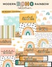 Modern Boho Rainbow Binder Covers [editable] 