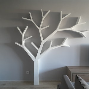 Wooden Tree Bookcases, Decorative Rustic Tree Branch Bookshelves, Book stand, Farmhouse Bookshelves, Decorative Library