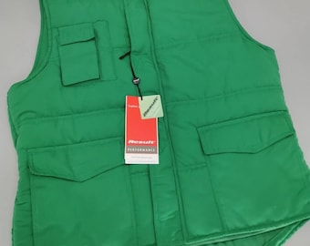 2000s Deadstock Y2K Vintage Thermal Quilted Vest Men's Unisex Vest 90s Size M NOS water resistant