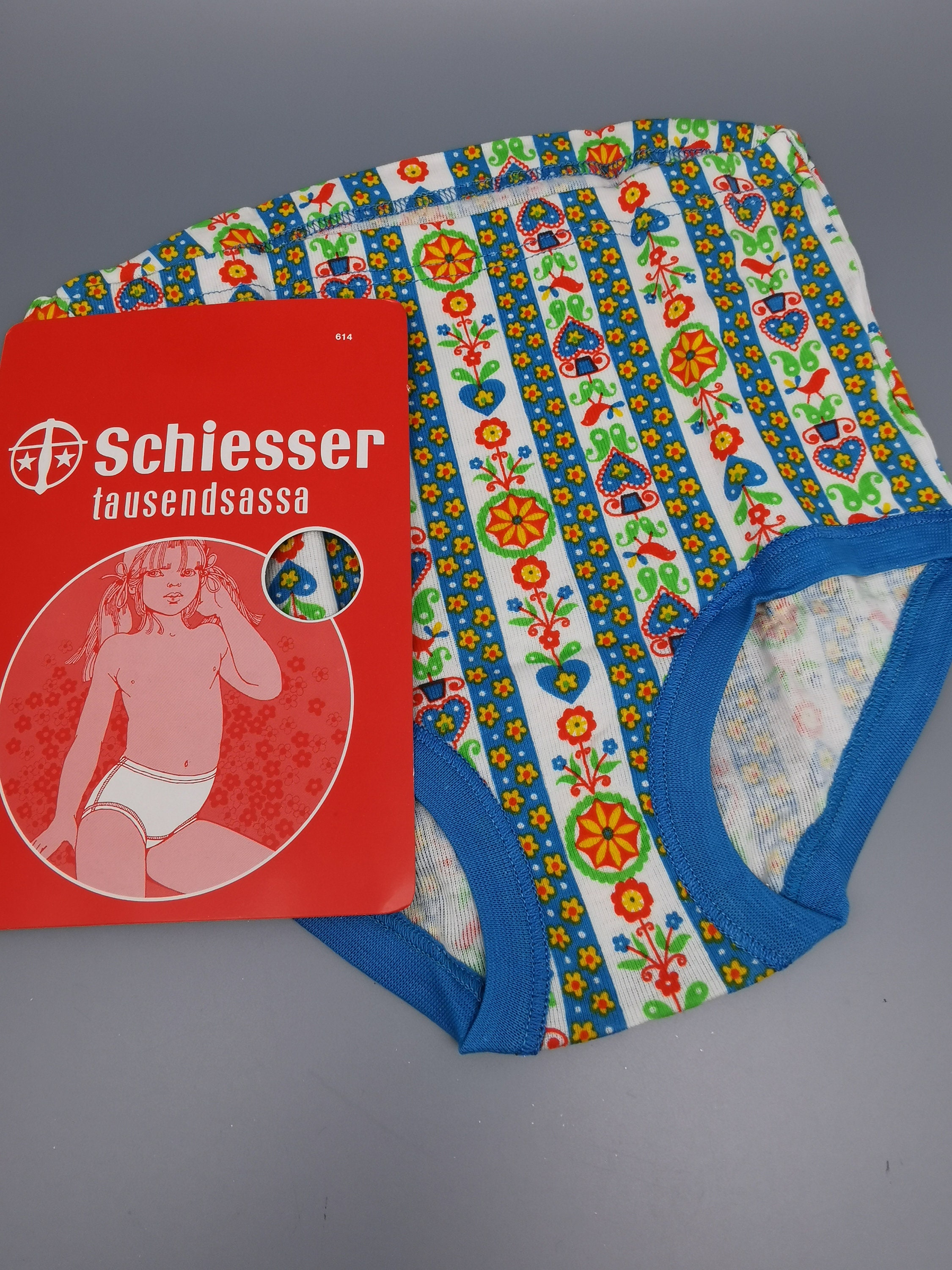 Buy Original Schiesser 70s Underpants Brief Gr.164 Space Age Vintage Kids  Women XXS 80s Online in India 