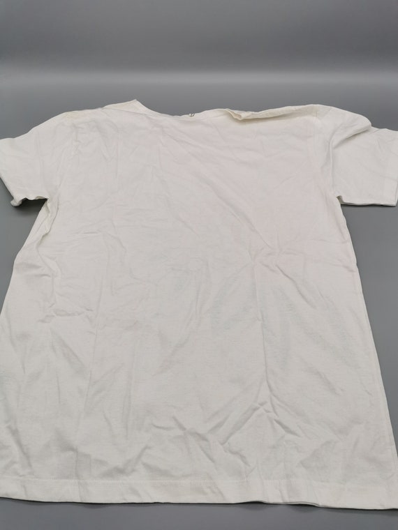 80er Deadstock Damen Halbarm T-Shirt Kurzarm Shir… - image 9